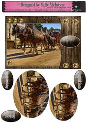 Stage Coach Pyramid Card