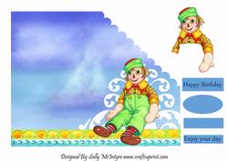 3D Andy Birthday Card for Child