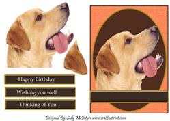 For the Dog Lover Happy Birthday Wishing You Well Thinking of You