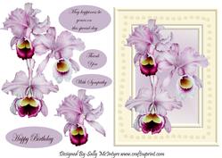 Orchids for My Mum May Happiness Be Yours on This Special Day Thank You with Sympathy Happy Birthday