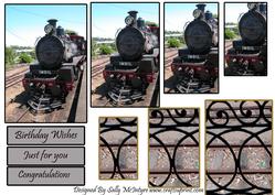 Trainyard Antics Birthday Wishes Just for You Congratulations
