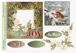 Green Red Robin Christmas
