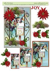 December 25th Vintage Birds at Christmas