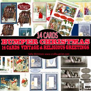 Vintagechristmas Bumper Kit 14 Cards