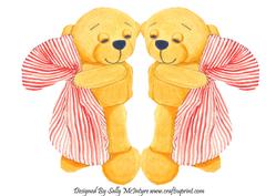 Teddy Shaped Card Would Make a Great Get Well Soon Card