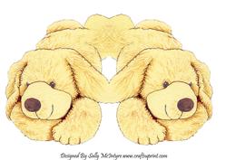 Puppy Shaped Card