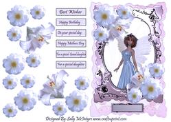 Hues of Purple for a Special Daughter Granddaughter