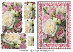 Beauty in Roses and Pearls