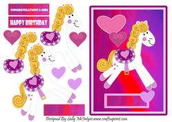 Congratulations a Girl Happy Birthday