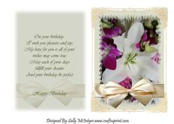 On Your Birthday I Wish You Pleasure and Joy;