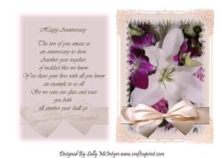 Anniversary Card with Verse