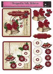 Merry Christmas 2 Card Sheet