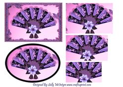 Purple Oriental Pyramid and Topper