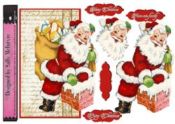 Over the Edge Santa Enjoy Christmas