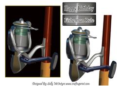 Fisherman Rule Happy Birthday