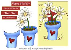 Miss You for Someone Special Mothers Day Birthday