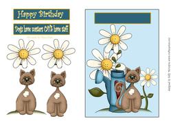 Dogs Have Masters Cats Have Staff Happy Birthday