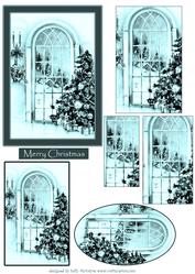Its Christmas Time Vintage in Azure