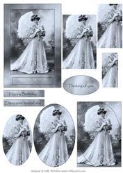 Vintage Lady Blue