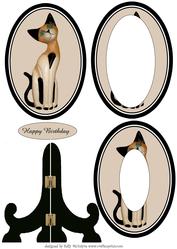 Tunnell Plate Card Such Loverly Cats