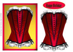 Bustierre Card Step by Step for a Special Lady