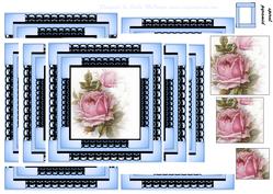 Spiral Pyramid Vintage Rose