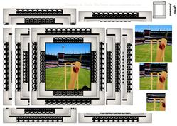 Spiral Pyramid Vintage Cricket Fans