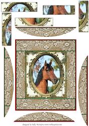 Intertwined Pyramid Horses