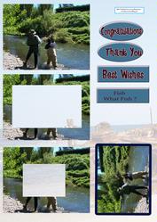 Fisherman, Fish What Fish Congratulations Thank You Bsst Wishes