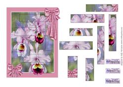 Intertwined Pyramid Orchids for a Special Lady