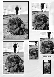 Only Have Black Ink Left Wedding Walk in Bw Makes a Great Wedding Card