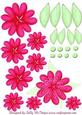 Create Your Own Flower Hot Pink