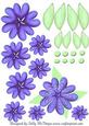 Create Your Own Flower Purple