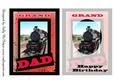 Grand Dad Train Pyramid Card with Insert