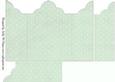 Gatefold Blank Card for You to Embellish Green Spot