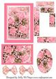 Intertwined Pyramid Roses Pink