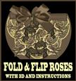Antique Sepia Fold and Flip Card with Instructions