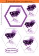 Lady of Elegance Vintage Lady Purple