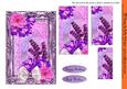 Lilac Frame Pyramid Card Camilia and Lavender