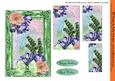 Lime Metallic Frame Pyramid Card Camilia and Lavender