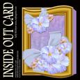 Inside Out Card Lilac and Roses and Bows