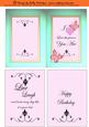 4 Assorted Inserts for Your Cards