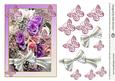 Purple Roses Butterflies and Bows