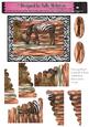 Out of Africa Zebra Double Top and Bottom Pyramid