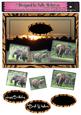 Africa Elephants in the Sunset