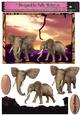 Elephants Rulers of the Jungle Sunset