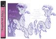 Birthday Wishes Day Purple Butterflies Cut Away Card