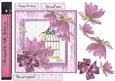 3D Waterlilies,gold Birdcage and Butterflies,birthday