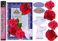 Happy Birthday Blue Spot Frame Red Roses