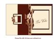 Best Wishes Foldback Rouge
